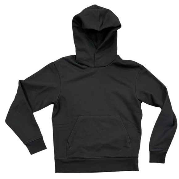 Acne Studios XXS black kangaroo heavyweight brushed cotton jersey hoodie - Picture 2 of 7